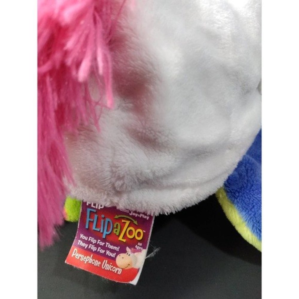 Flip a Zoo | 20" Unicorn/Dragon 2-in-1 Plush Toy Stuffed Animal - Picture 8 of 10